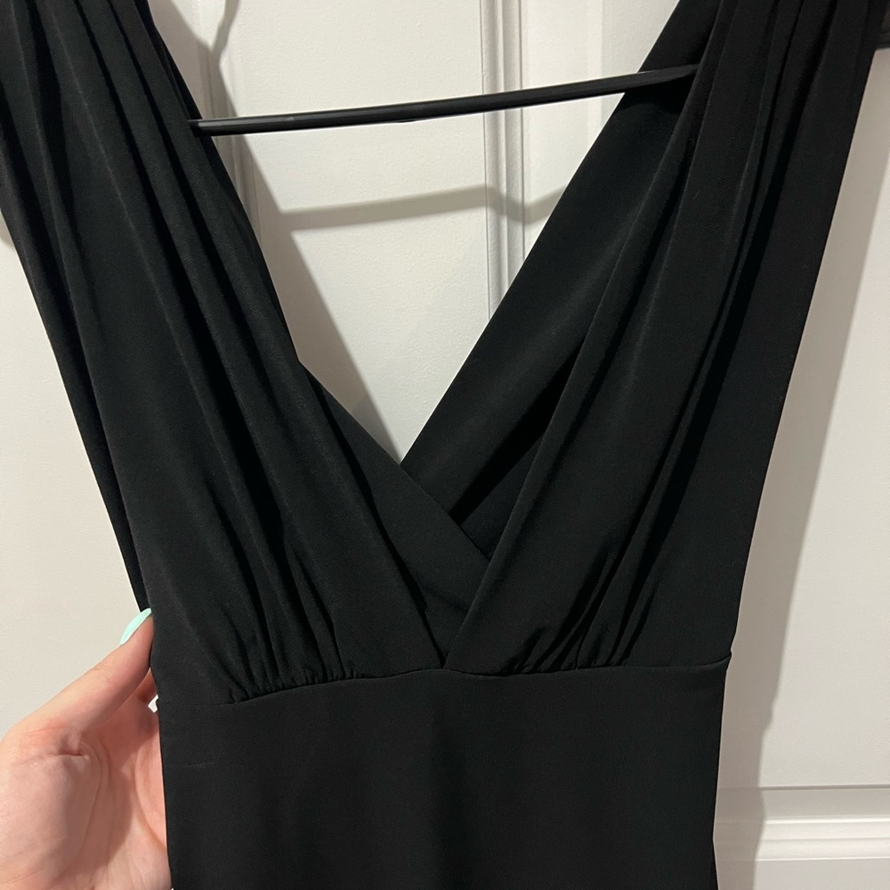 Black bodycon mini dress, size xs